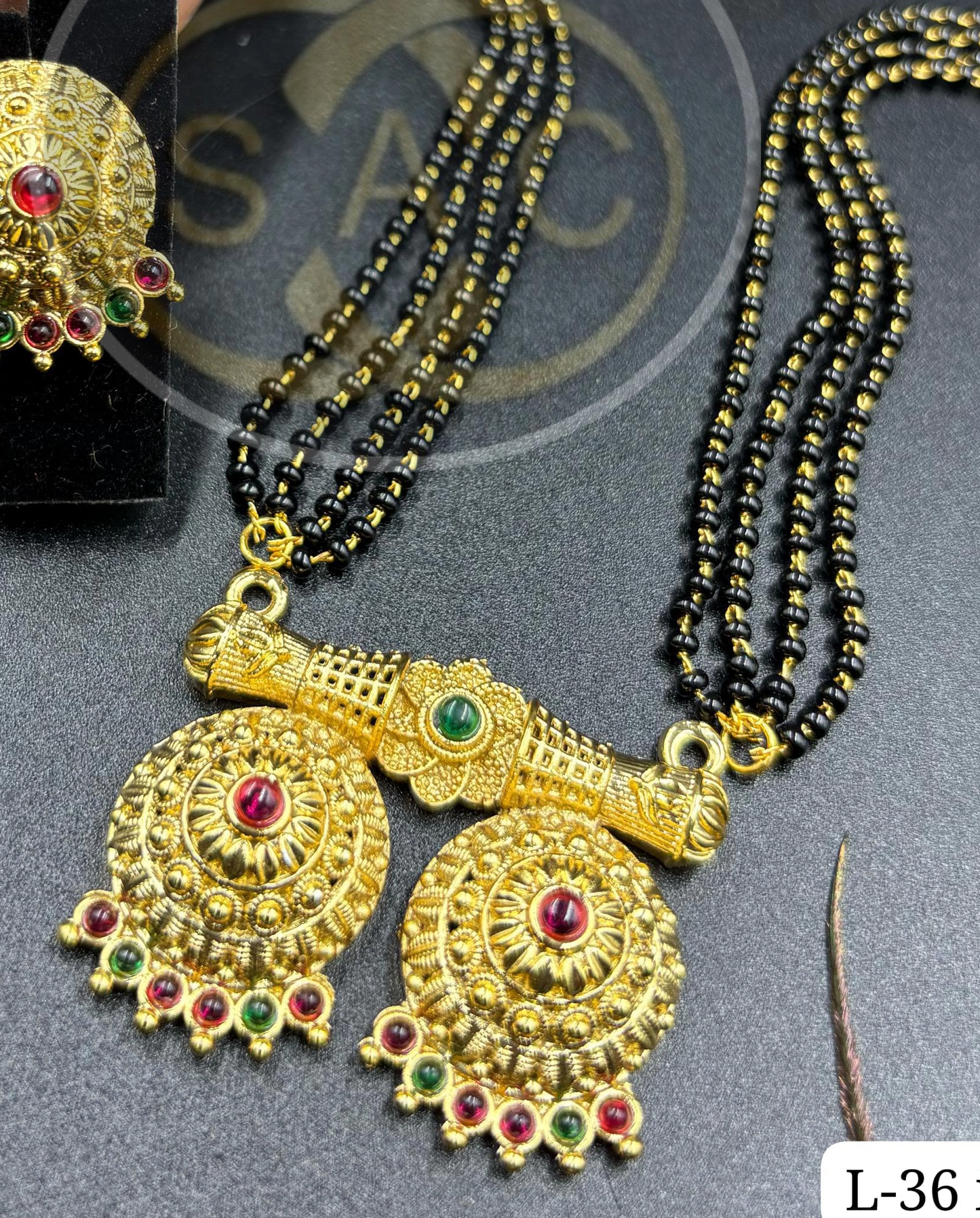 Micro Gold Mangalsutra  Set - 525