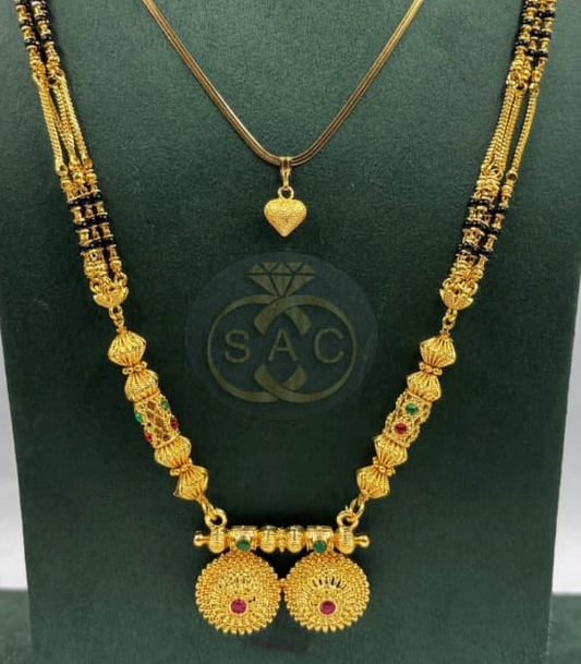 Micro Gold Mangalsutra Set - 1326