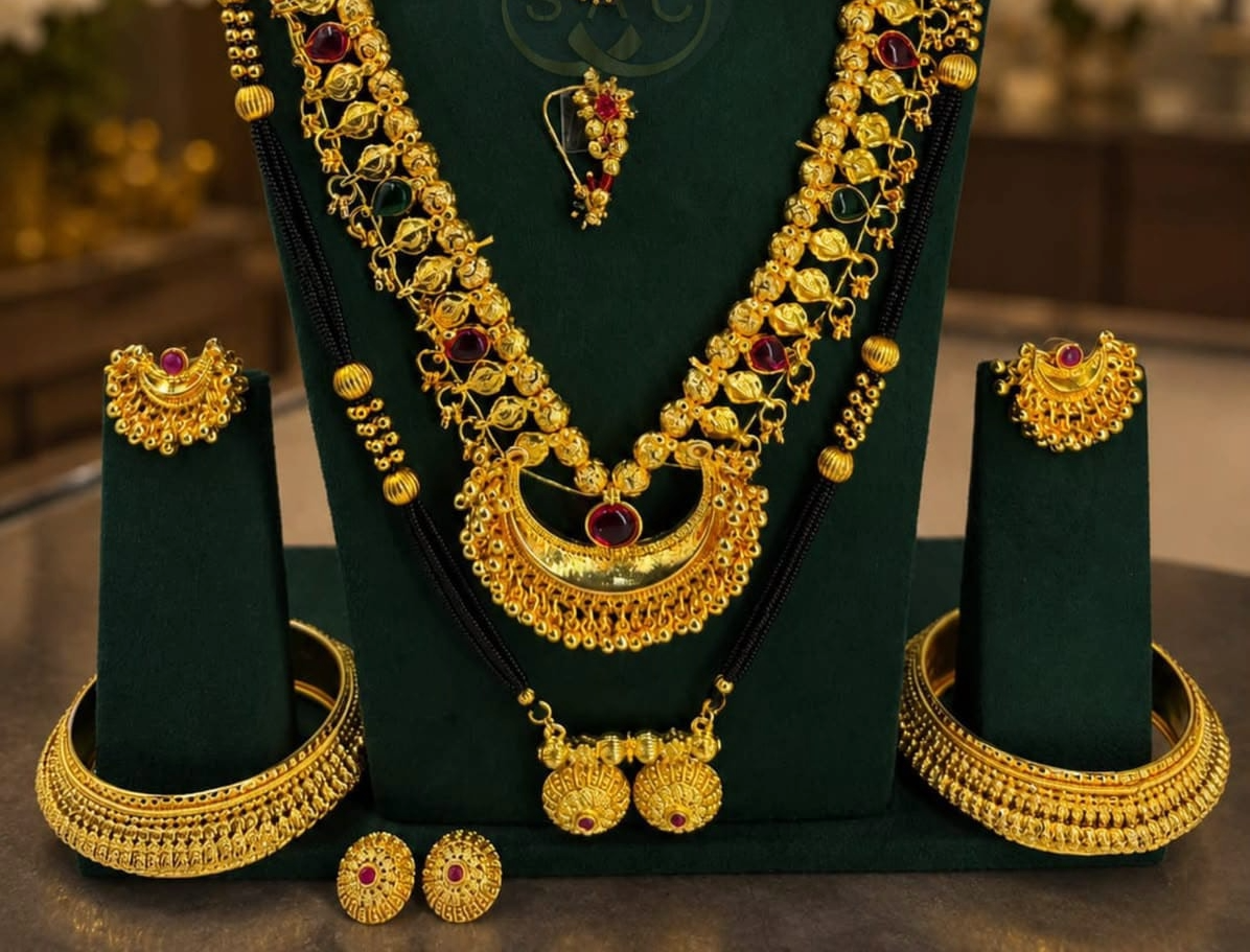 New Micro Gold plated Gourai Combo Set - 1595